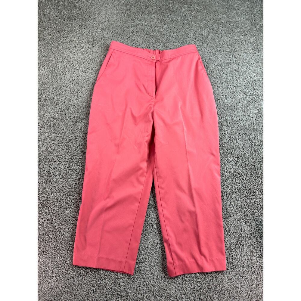 CB Collections Pants Womens 8 Petite Polyester Spandex Capri Trousers Ladies